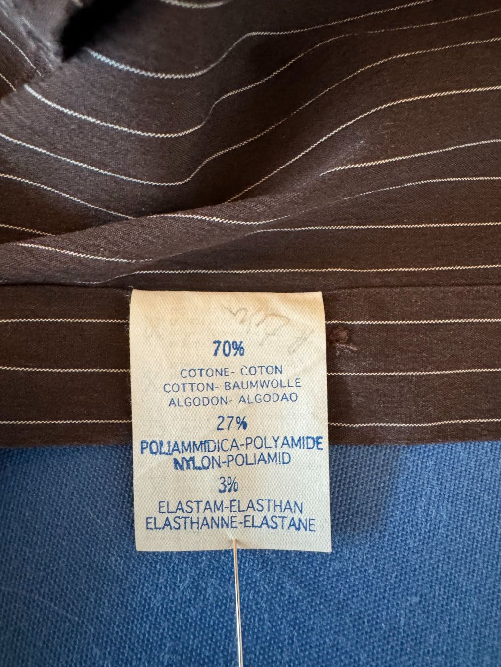 Camicie: DELSIENA Herrenhemd Gr. 41 Braun gestreift – Nuovo (secondo la descrizione) da Stäfa venduto da Mofi8712 6