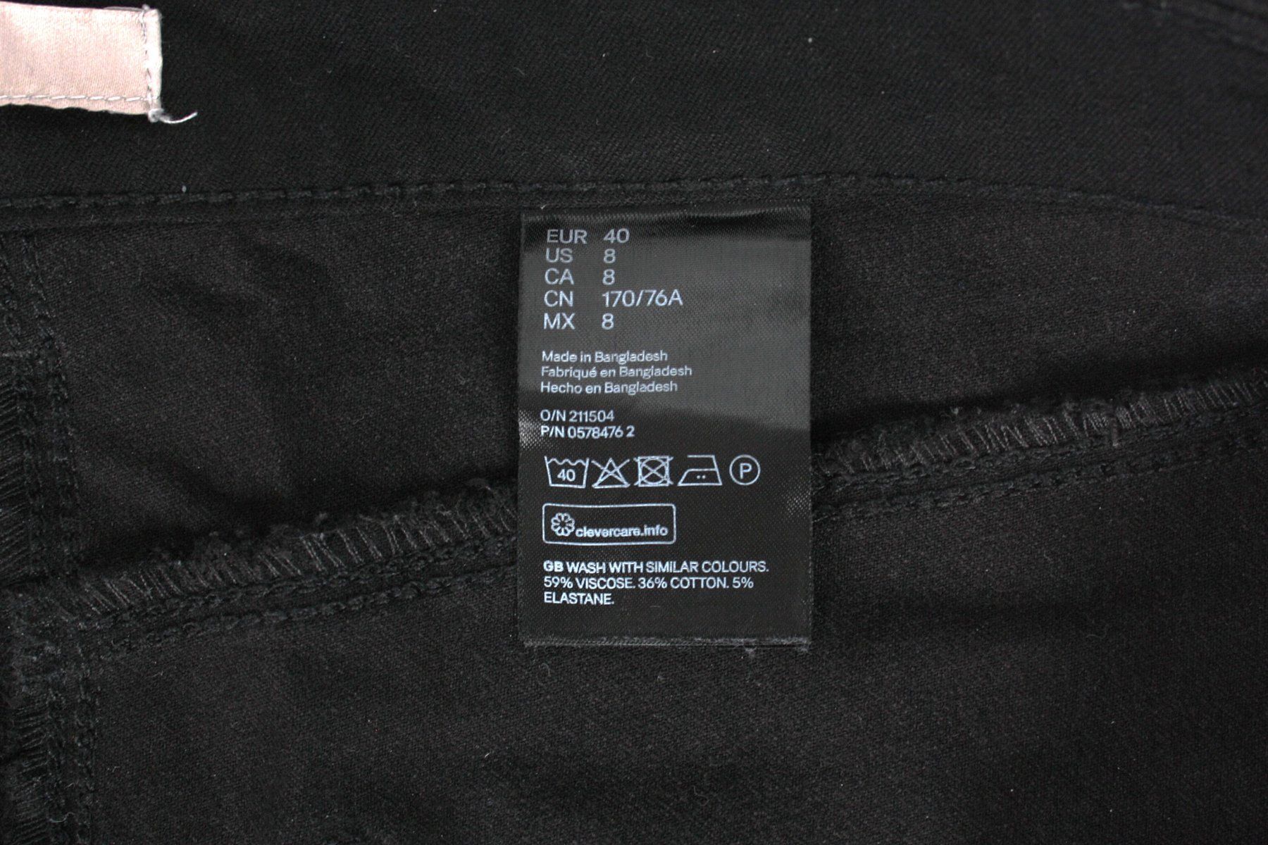 H&M Jeans: H&M Jeans schwarz Gr. 40 – Usato da Zollikofen venduto da Restwert_Zollikofen 3