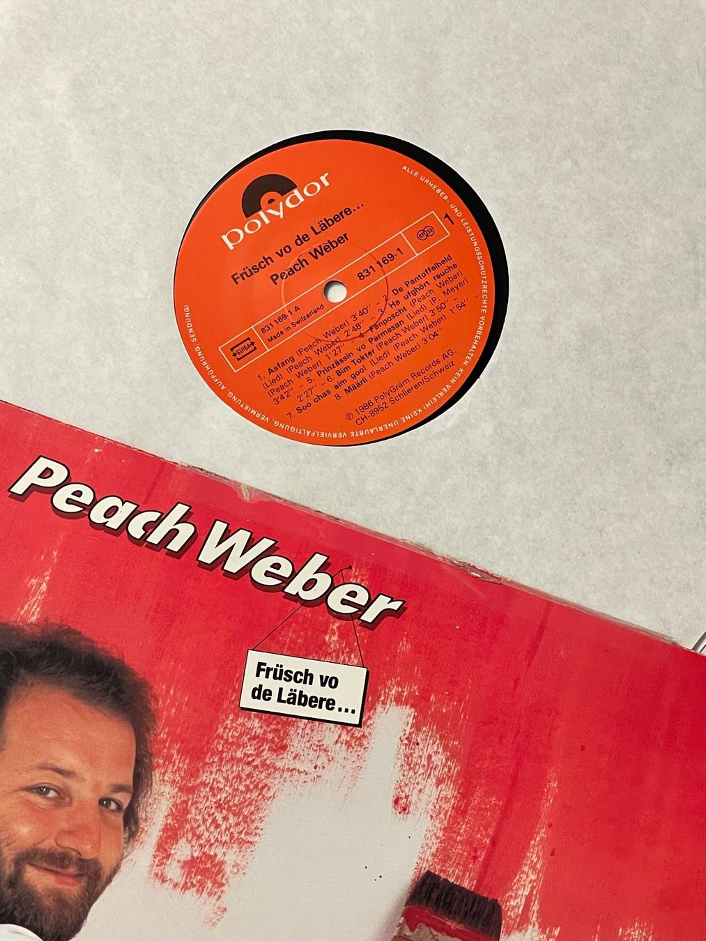 Dischi in vinile: Peach Weber - Früsch Vo De Läbere – Usato da Muri b. Bern venduto da AdidasCollector 7