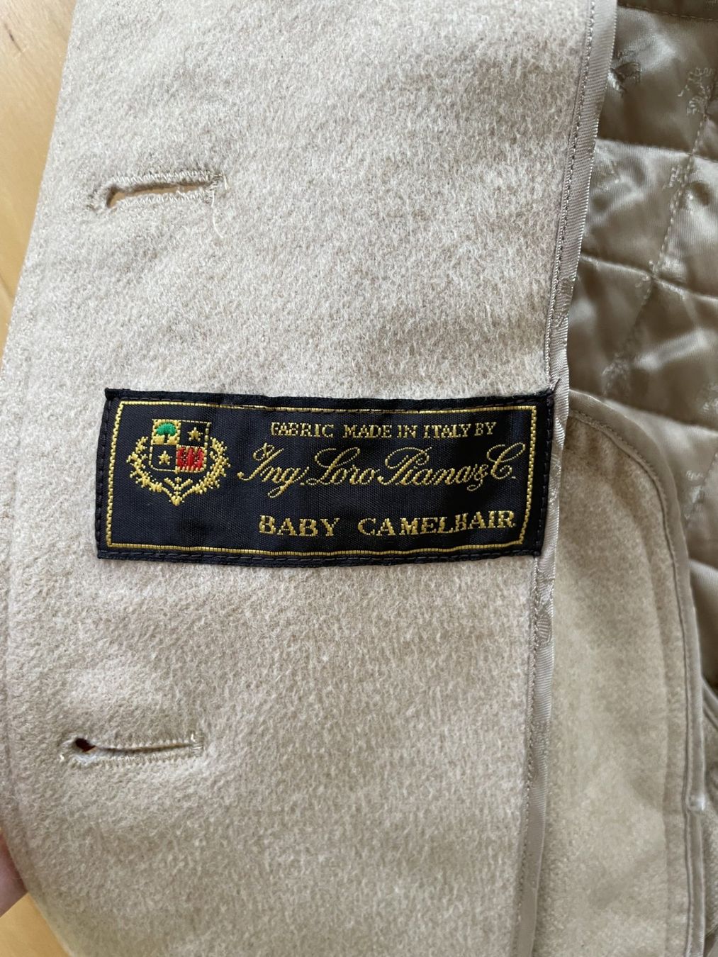 Gilet & Giacche senza maniche: Weste/Gilet Kamelhaar Brooks Brothers mit Loro Piana – Usato da Zürich venduto da MsARobinson 3