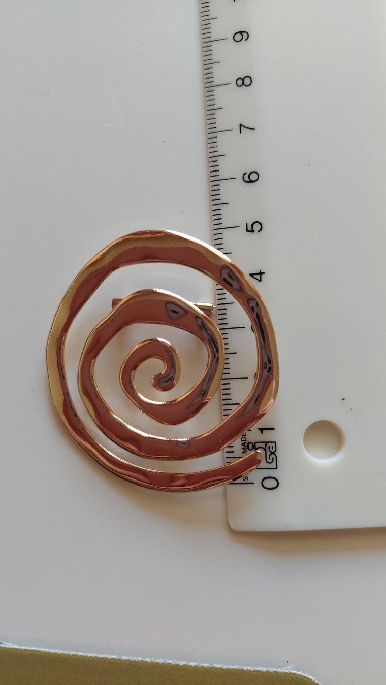 Spille & Fermagli: Wunderschöne Vintage Brosche, goldfarben, Spirale – Nuovo (secondo la descrizione) da Oberwil BL venduto da Kukkaniitty 4
