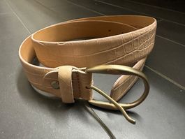 Navyboot Ledergürtel Gr 90 cm Damen