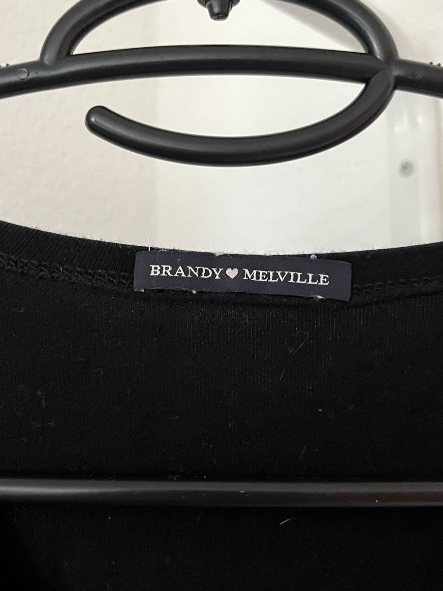 Brandy Melville Top: Brandy Melville Oberteil, schwarz, Gr. S – Usato da Wolfhausen venduto da Sel86i 1