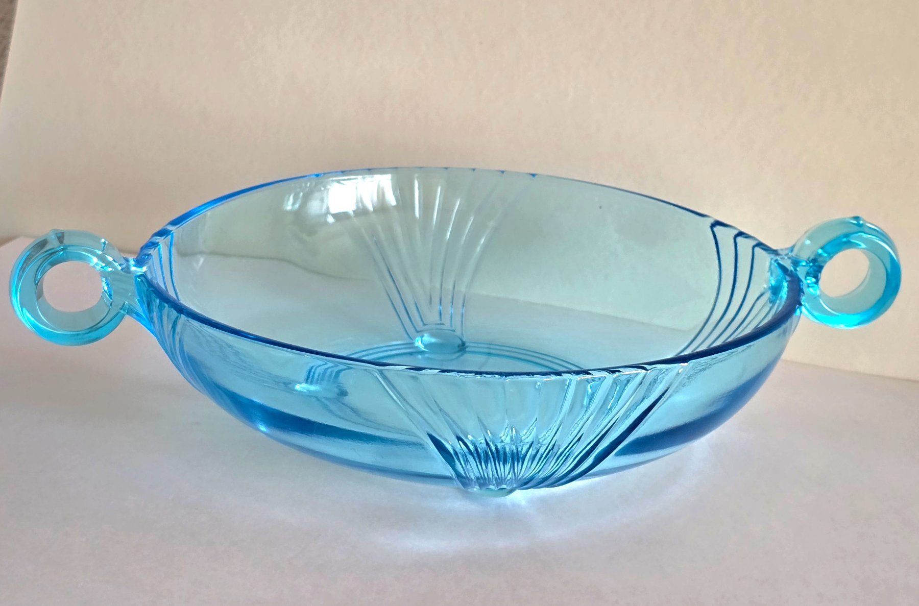 Ciotole: Schale Art Deco, schönes Blau – Usato da Rheinau venduto da MakalekaAloha 8