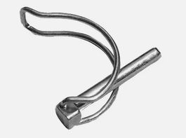 30 Stück Klappsplint 6,0 x 32mm für Rohr Ø28mm Klappstecker