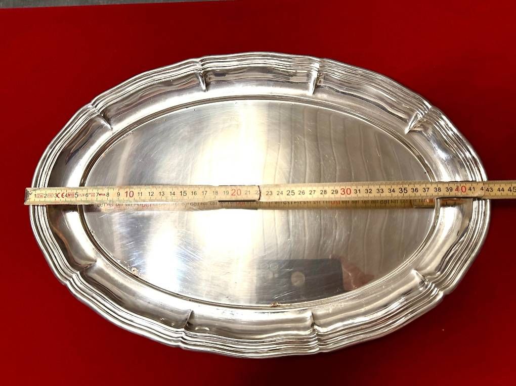 Servierplatten: Tablett versilbert 43 cm, SIGG Switzerland 1930-1950 – Gebraucht aus Fahrwangen von Dirk.Gerlach 1