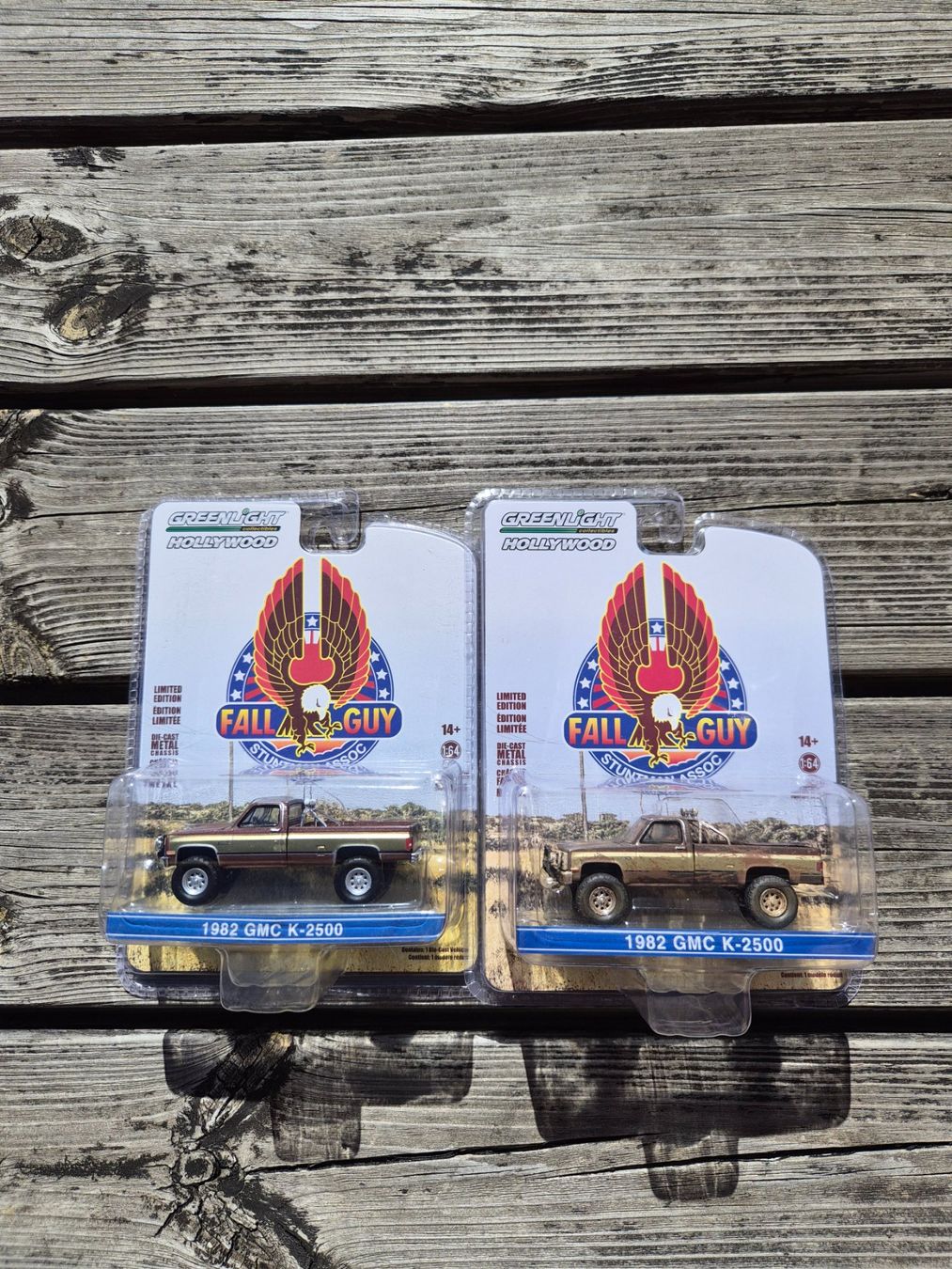 Greenlight Voitures modèles: 2 GMC Fall Guy limitée édition 1: 64 – Neuf avec emballage d'origine à Bévilard par CHUCKMAVIS