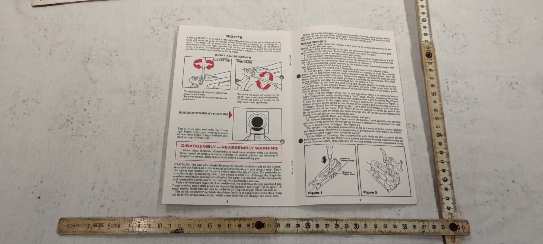 Documenti: ANLEITUNG RUGER SINGLE-SIX – Usato da Cama venduto da anto_a 2