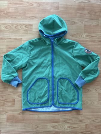 Finkid Tove Shell Jacke grün blau Grösse 140/150 neuwertig