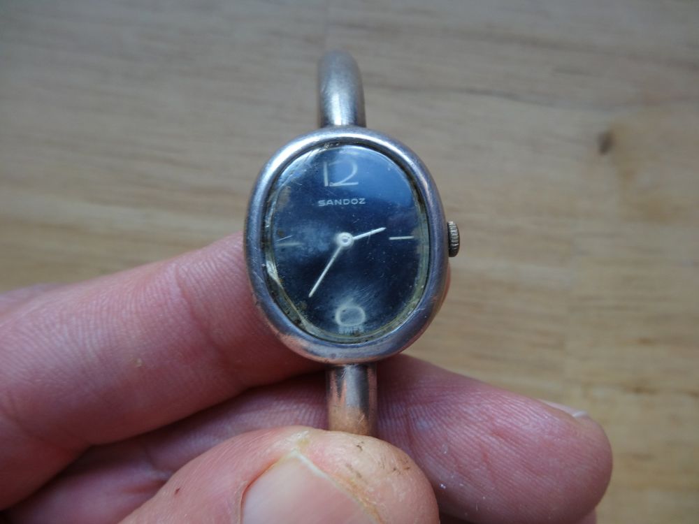 montre ancienne m canique sandoz arg 800 Kaufen auf Ricardo