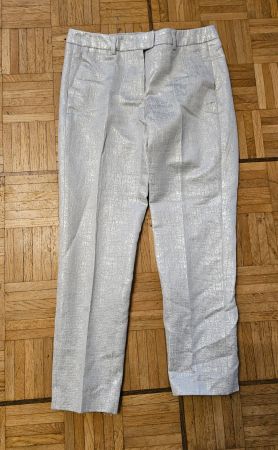 elegante Hose silbrig glänzend Gr. 34 La Redoute