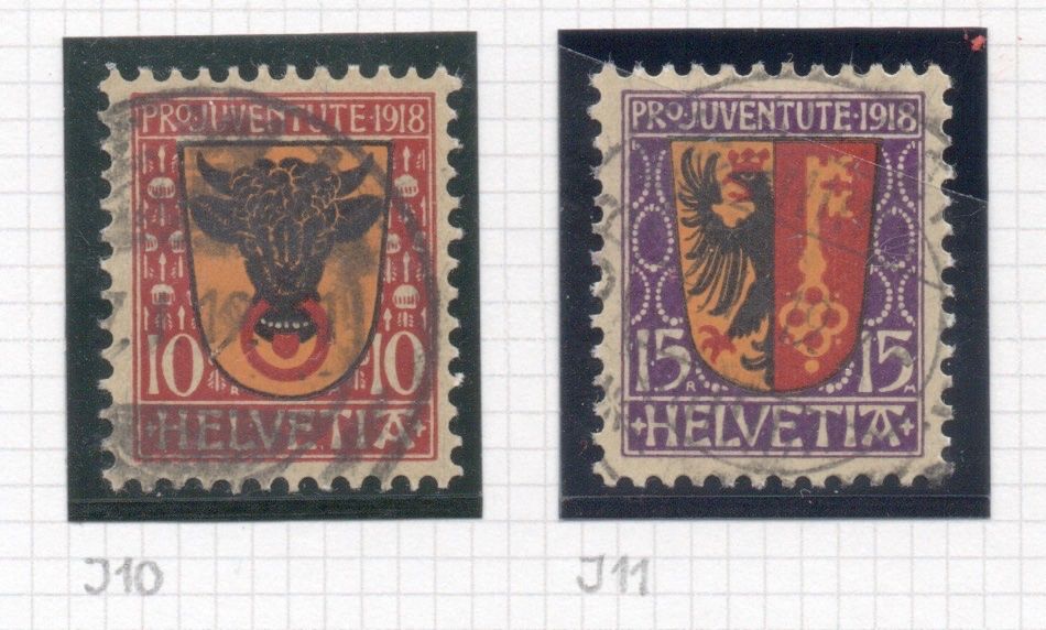 Tous les timbres: 1918 / PRO JUVENTUTE @ – D'occasion à Basel par Ammedysli49