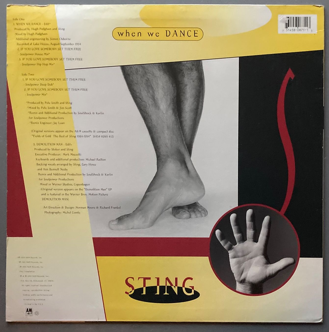 Dischi in vinile: STING - WHEN WE DANCE – Usato da Poliez-Pittet venduto da Newtown-Records 1