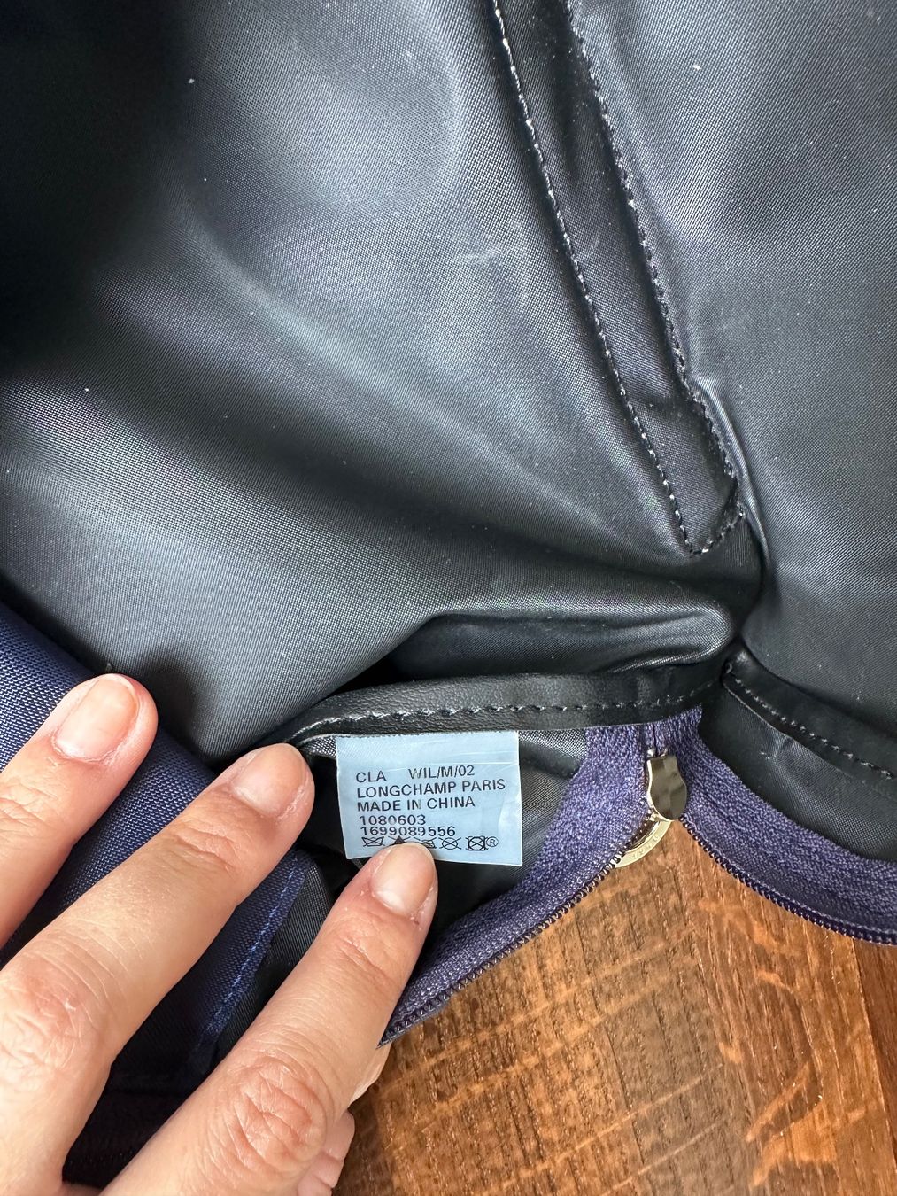 Longchamp Rucksäcke: Rucksack Longchamp blau – Gebraucht aus Niederuzwil von lara_123 2