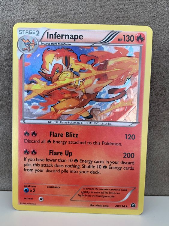 Infernape Holo Rare ENG Steam Siege Pokemon 20/114 Kaufen auf Ricardo