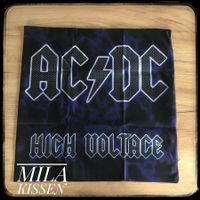 AC / DC HIGH VOLTAGE Dekorkissen 45cmx45cm Nr.916