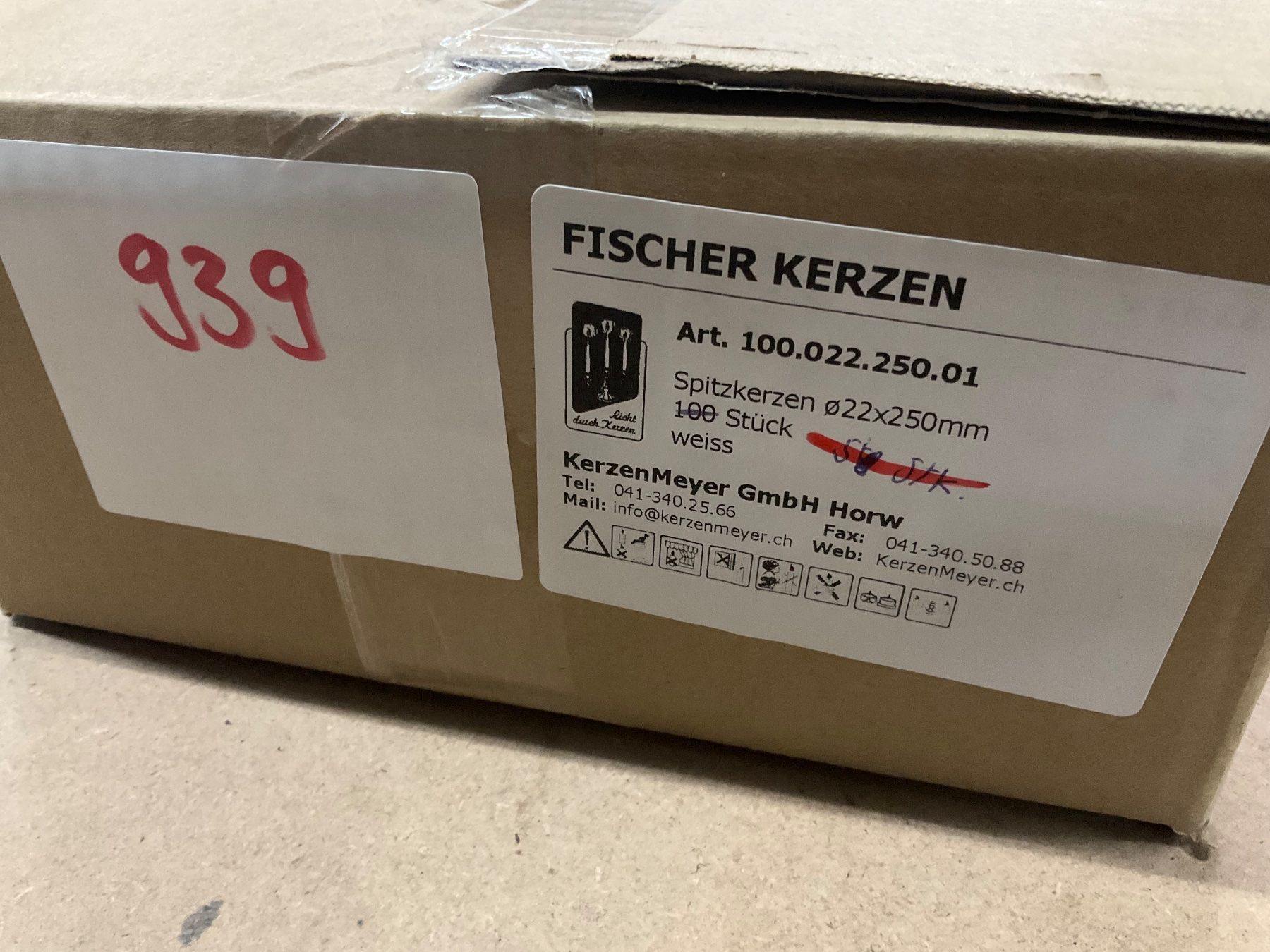 Candele: 939 Posten Spitzkerzen aus Liquidation – Nuovo (secondo la descrizione) da Derendingen venduto da Meisterstuecke 3
