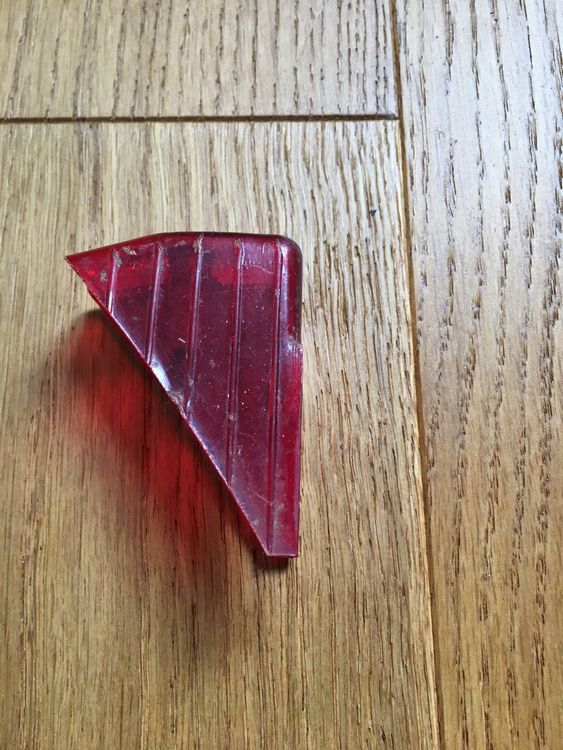 2 X CABOCHON FEU Arrière de Vélo Allemand Vintage Bicycle