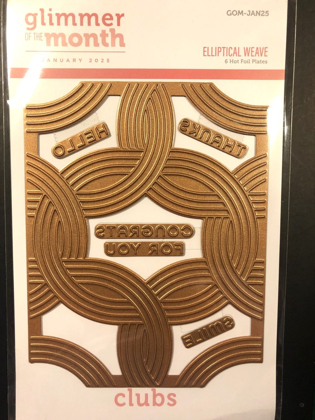 Schablonen: Spellbinders Hot Foil Plates ** Elliptical Weave** – Neu und originalverpackt aus Rubigen von rofi100 5