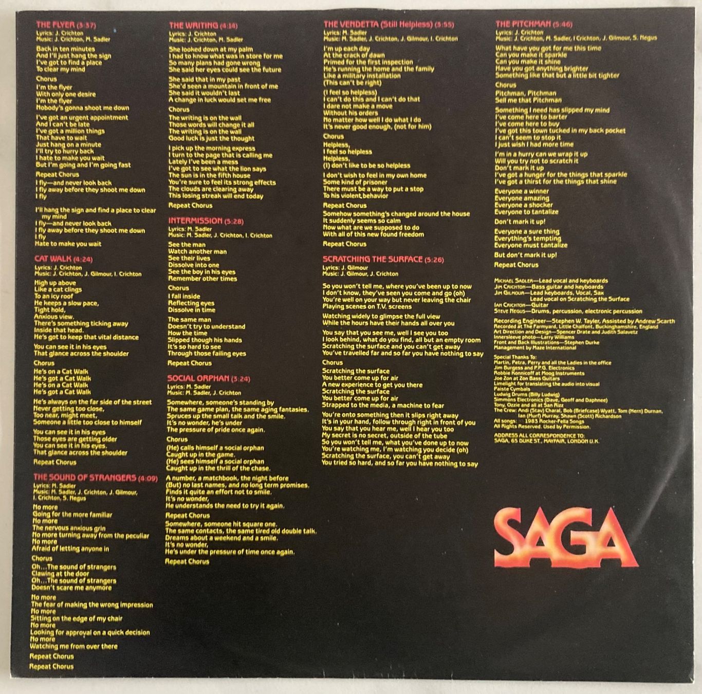 Dischi in vinile: SAGA - HEADS OR TALES – Usato da Poliez-Pittet venduto da Newtown-Records 2