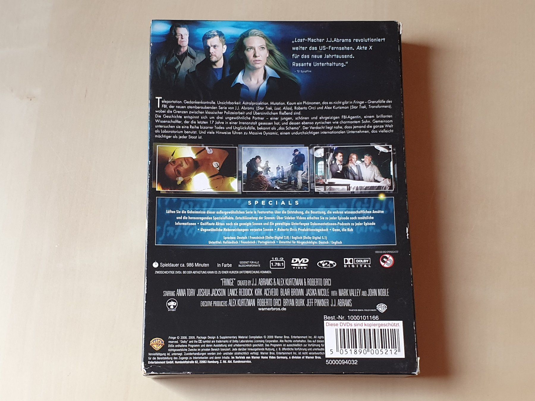 Tutti i DVDs: Fringe Staffel 1 – Usato da Stansstad venduto da collectorsshop 1