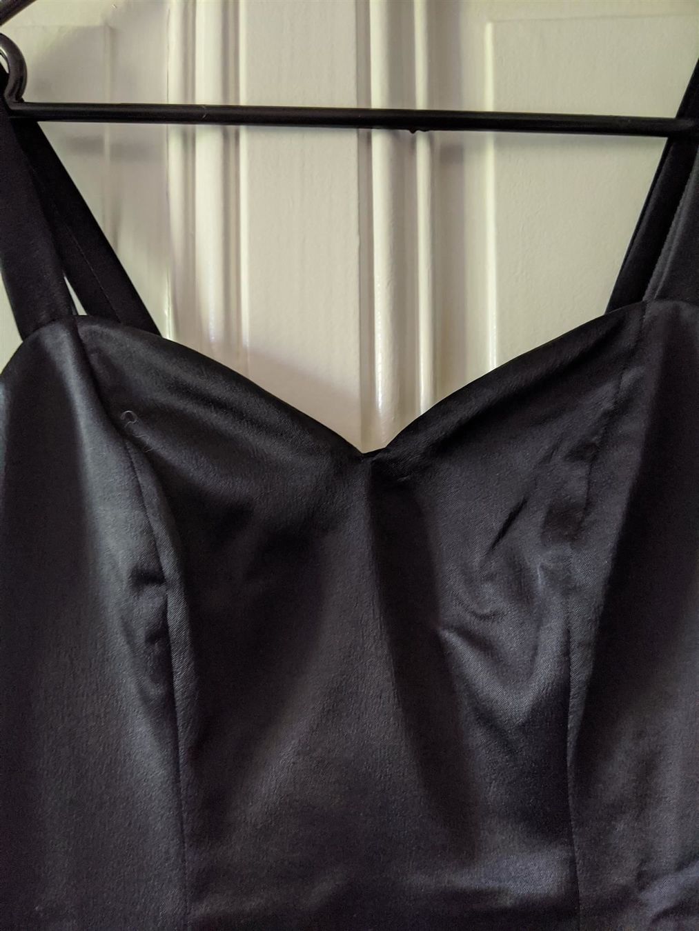 Girbaud Kleider: MARITHÉ & FRANÇOIS GIRBAUD : Robe en satin noir S-M – Neu (gemäss Beschreibung) aus Petit-Lancy von lilycerise 1
