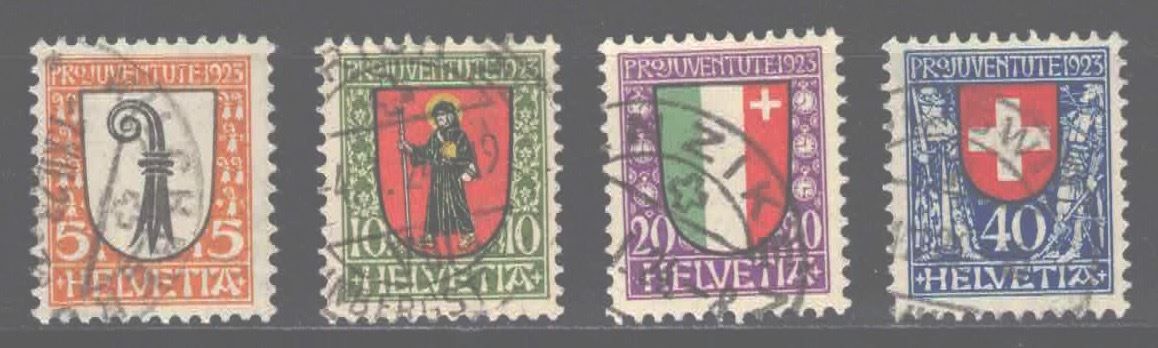 Alle Briefmarken: Pro Juventute Serie 1923  ʘ – Neu (gemäss Beschreibung) aus Nuglar von Stamp88