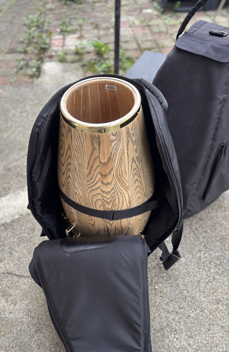 Musikinstrumente: LP Galaxy 3-er Conga Set plus Trolleys – Gebraucht aus St. Gallen von Banche 4