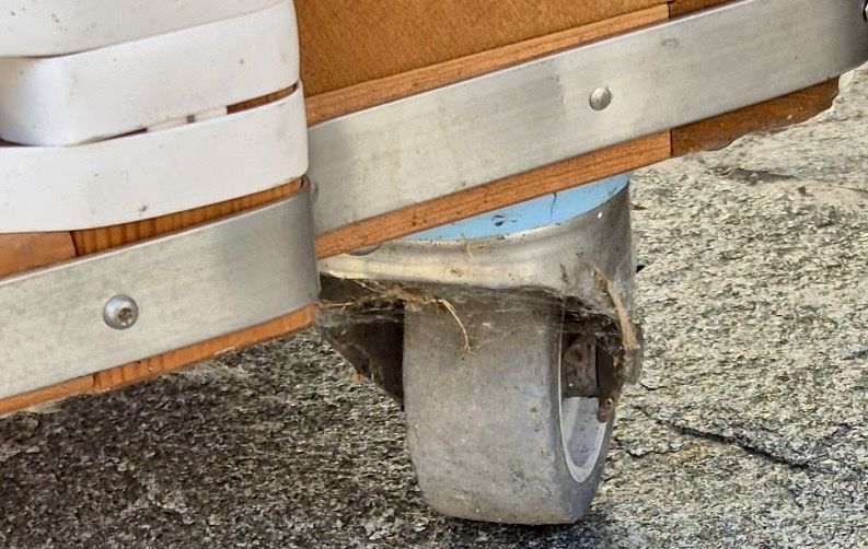 Bänke: Original Korbwerk 2-Sitzer Strandkorb mit Schutzhülle – Gebraucht aus Degersheim von Pinguin040 6