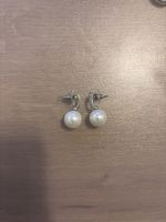 Elegante Ohrstecker mit Perlen, Modeschmuck, Top Zustand! (5