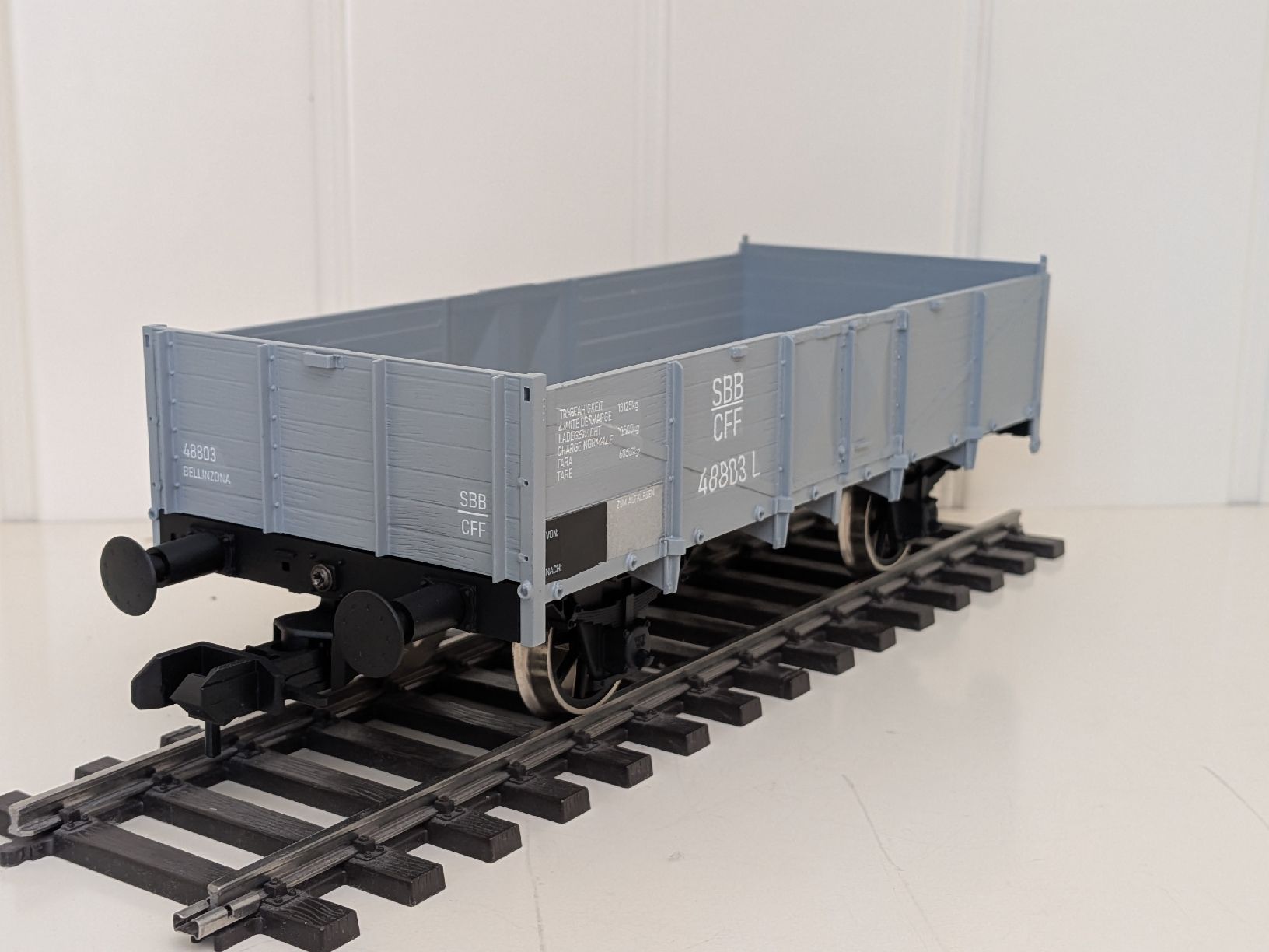 Märklin Modellini di ferrovie: SBB Hochbordwagen L 48803  EINZELSTÜCK – Nuovo (secondo la descrizione) da Grenchen venduto da garage-city 1