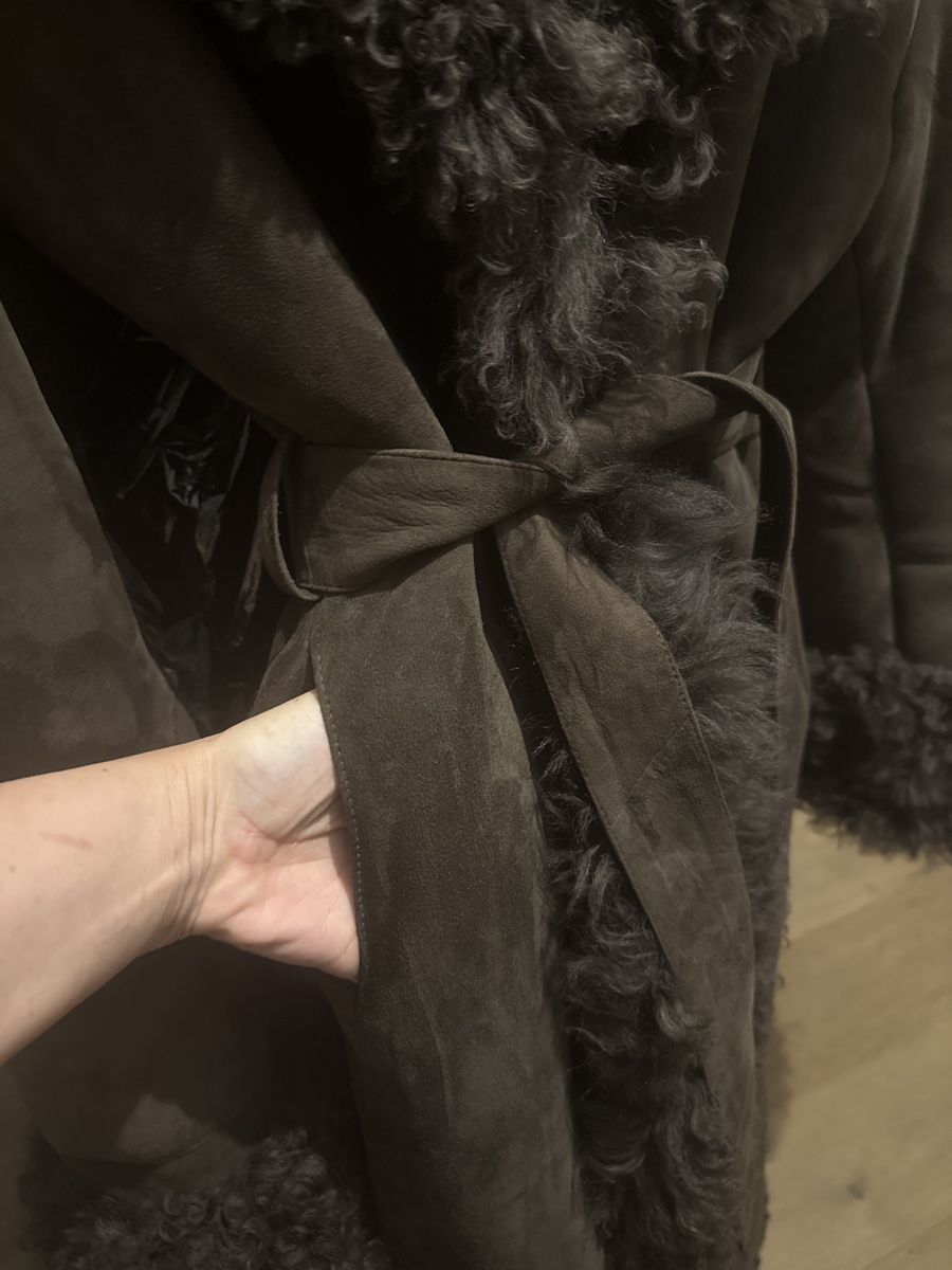 Cappotti: Long Suede Shearling belted Coat – Nuovo (secondo la descrizione) da Genève venduto da val_rp9x 5