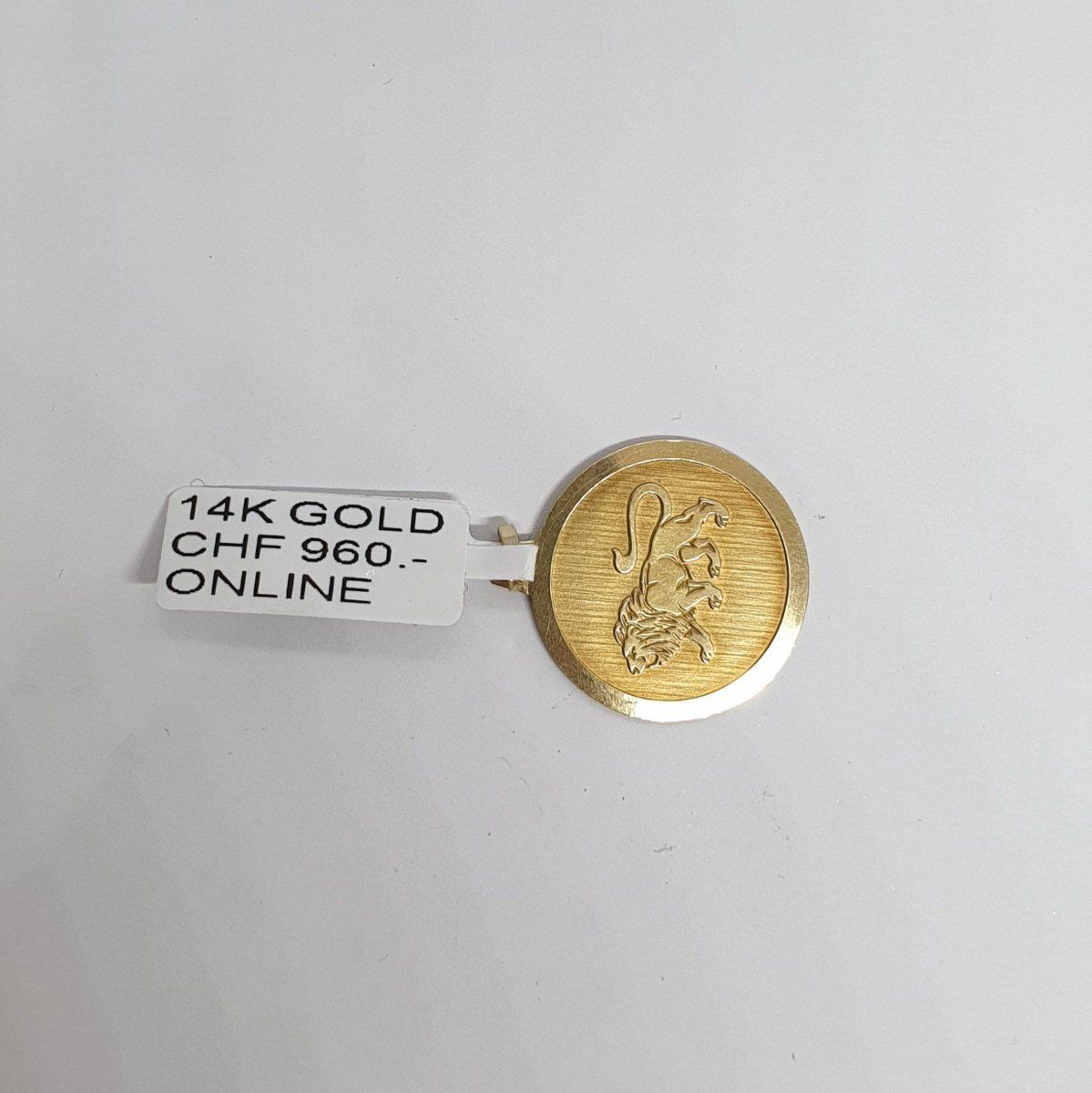 Anhänger: Echt 14K Gold - Löwe Anhänger – Gebraucht aus Luzern von luzerngoldhaus 2