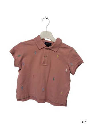 Polo Ralph Lauren Kinder Poloshirt Gr. 116 | Rosa