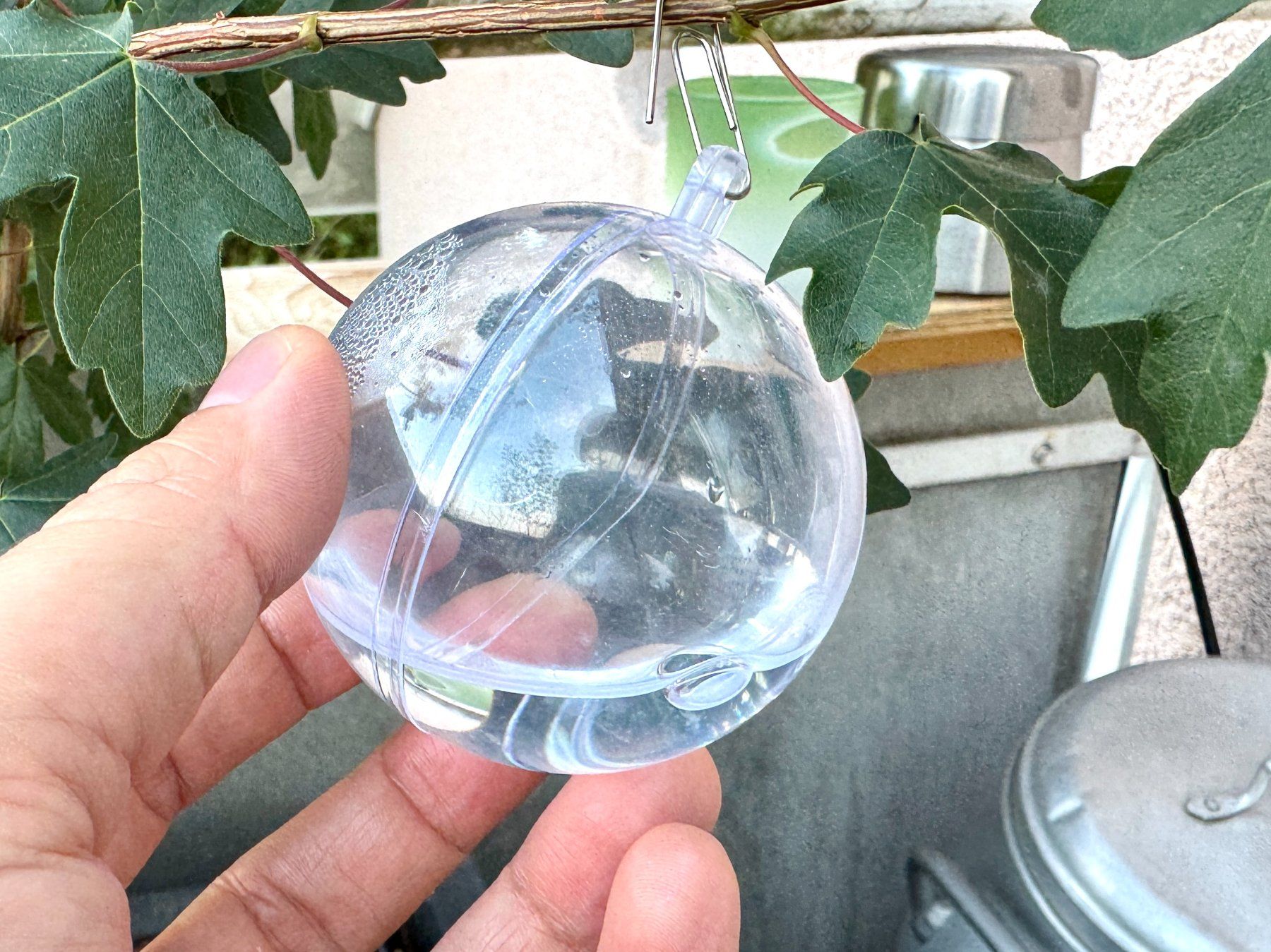 Tutte le decorazioni: 3 befüllbare Plastikkugeln – Usato da Schlieren venduto da Edgar_k 3