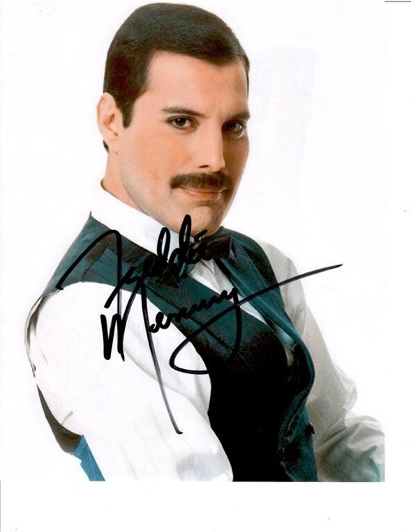 Autografi: Freddy MERCURY / ORIGINAL / TOP AUTOGRAMM / MIT RAHMEN – Usato da Egg b. Zürich venduto da Dbunny 1