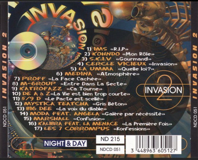 CDs: CD Invasion 2 - Various - Compilation, CD Original 1998 – Gebraucht aus St-Prex von kro_7jxt 1