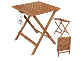 Gartentisch – Balkontisch 70x70 cm aus Akazienholz geölt
