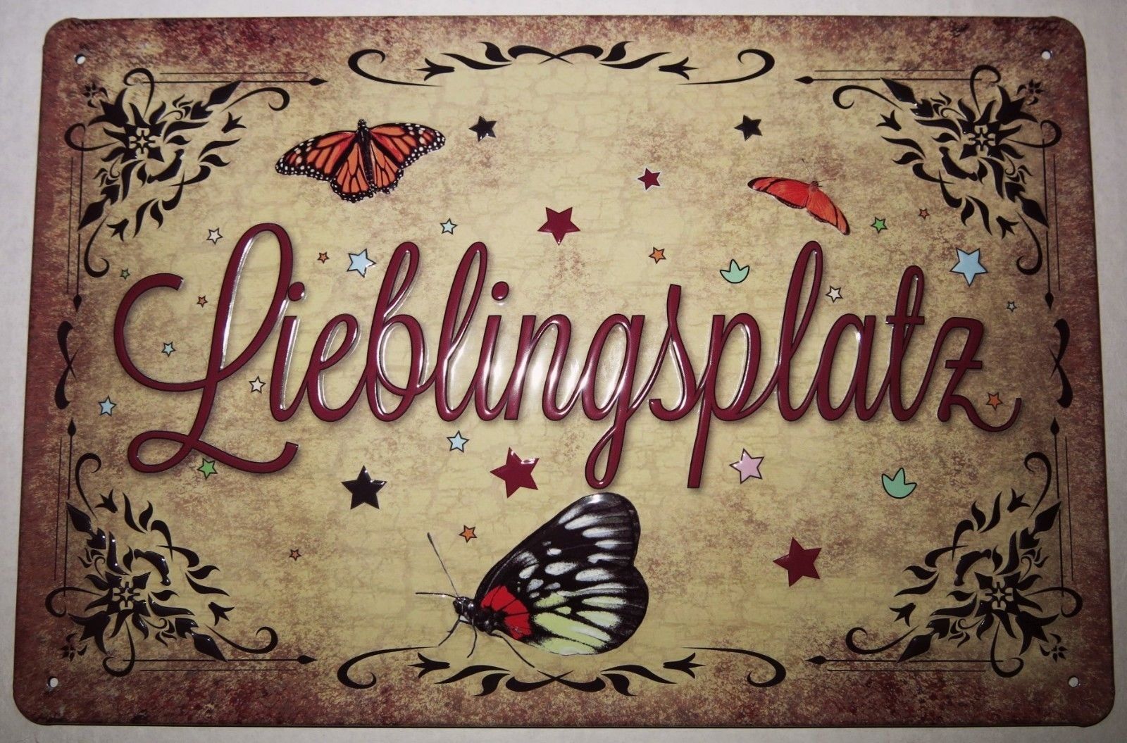 Insegne: Lieblingsplatz Schild 20x30cm – Nuovo e nell'imballaggio originale da Schiers venduto da Topflash74