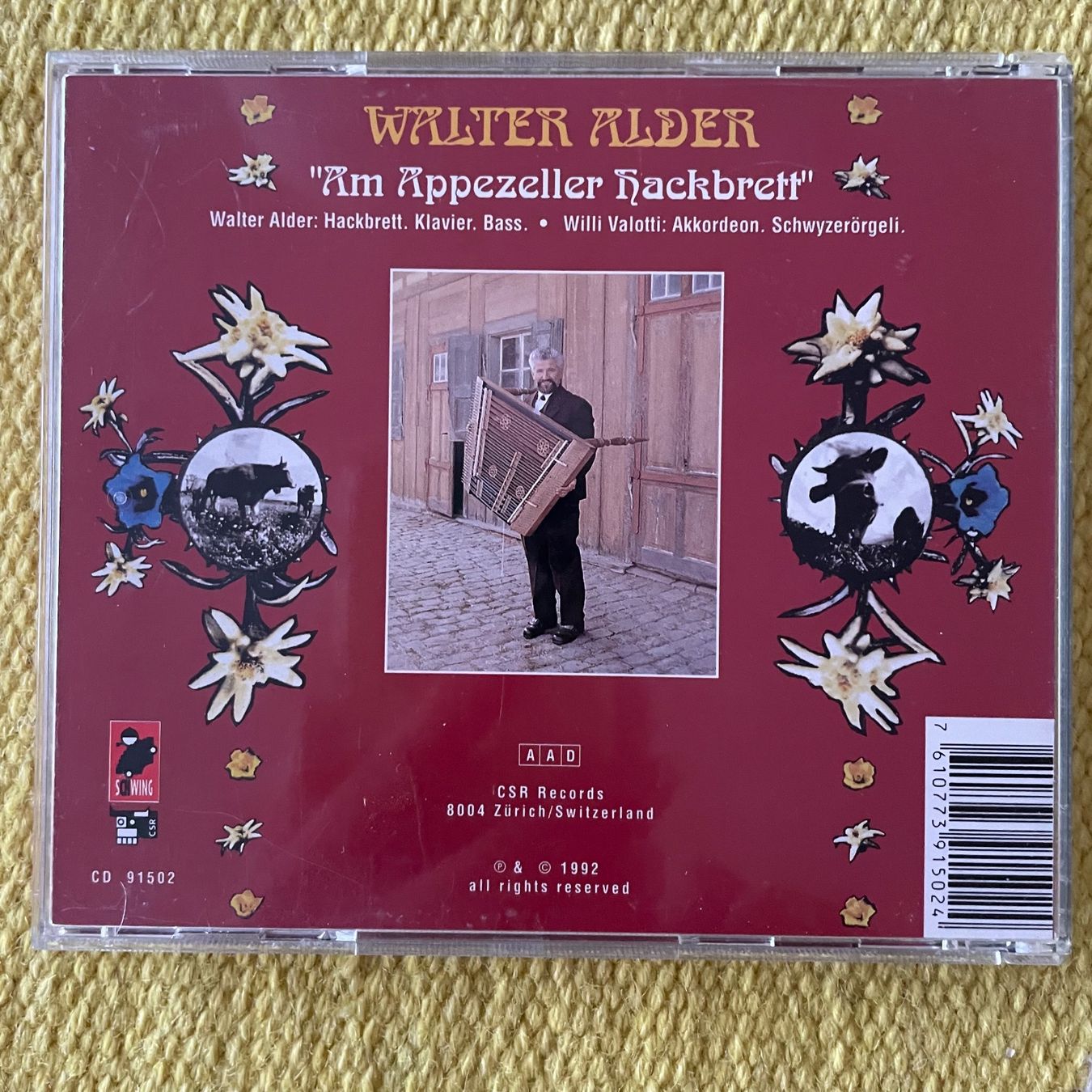 CDs: WALTER ALDER-AM APPEZELLER HACKBRETT – Gebraucht aus Rorschacherberg von CD-Roli 1