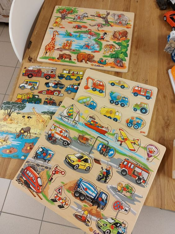 Goki Steckpuzzle Verkehrsmittel (57996) Ab 8,50