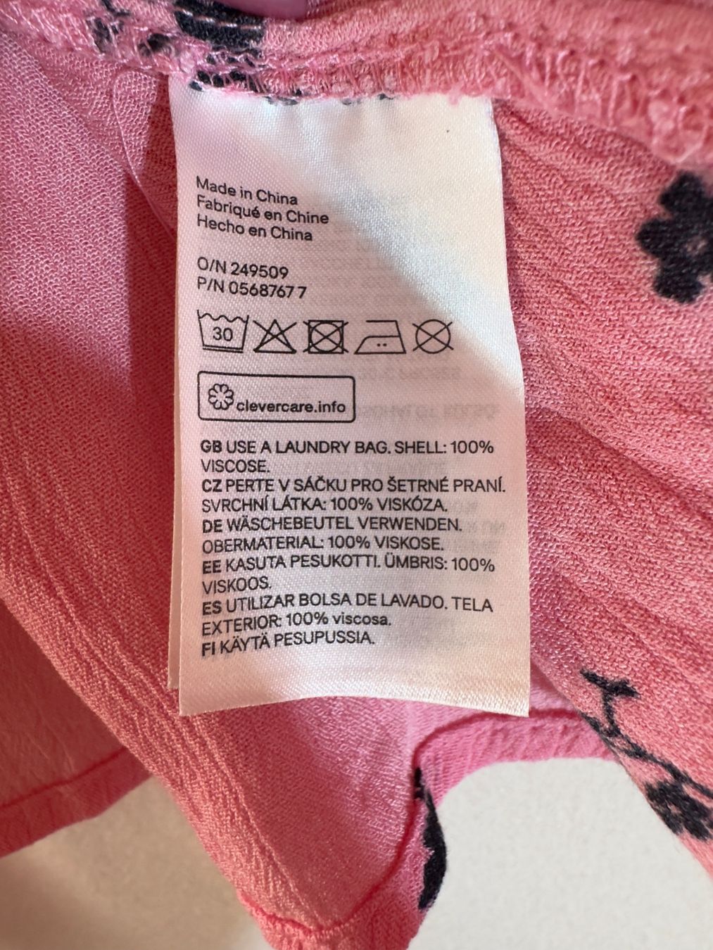 Camicette: Rosa Bluse mir Muster Gr. 38 – Usato da Grosswangen venduto da second_hand_dress 6