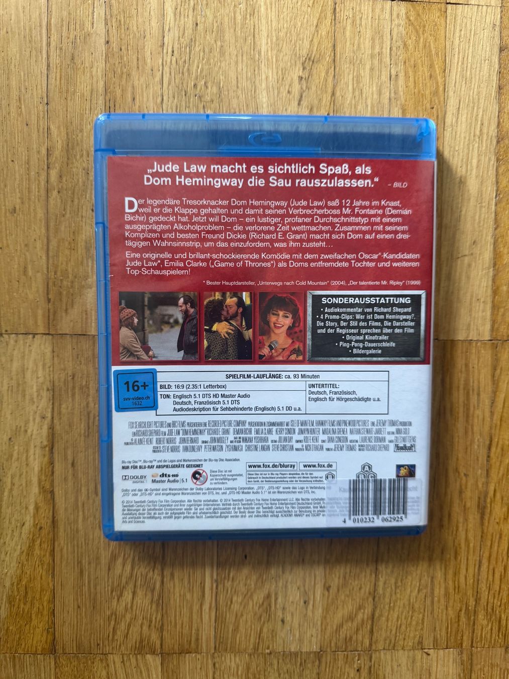 Alle DVDs: DOM HEMINGWAY. (BLU-RAY) – Gebraucht aus Basel von san_2qlq 1