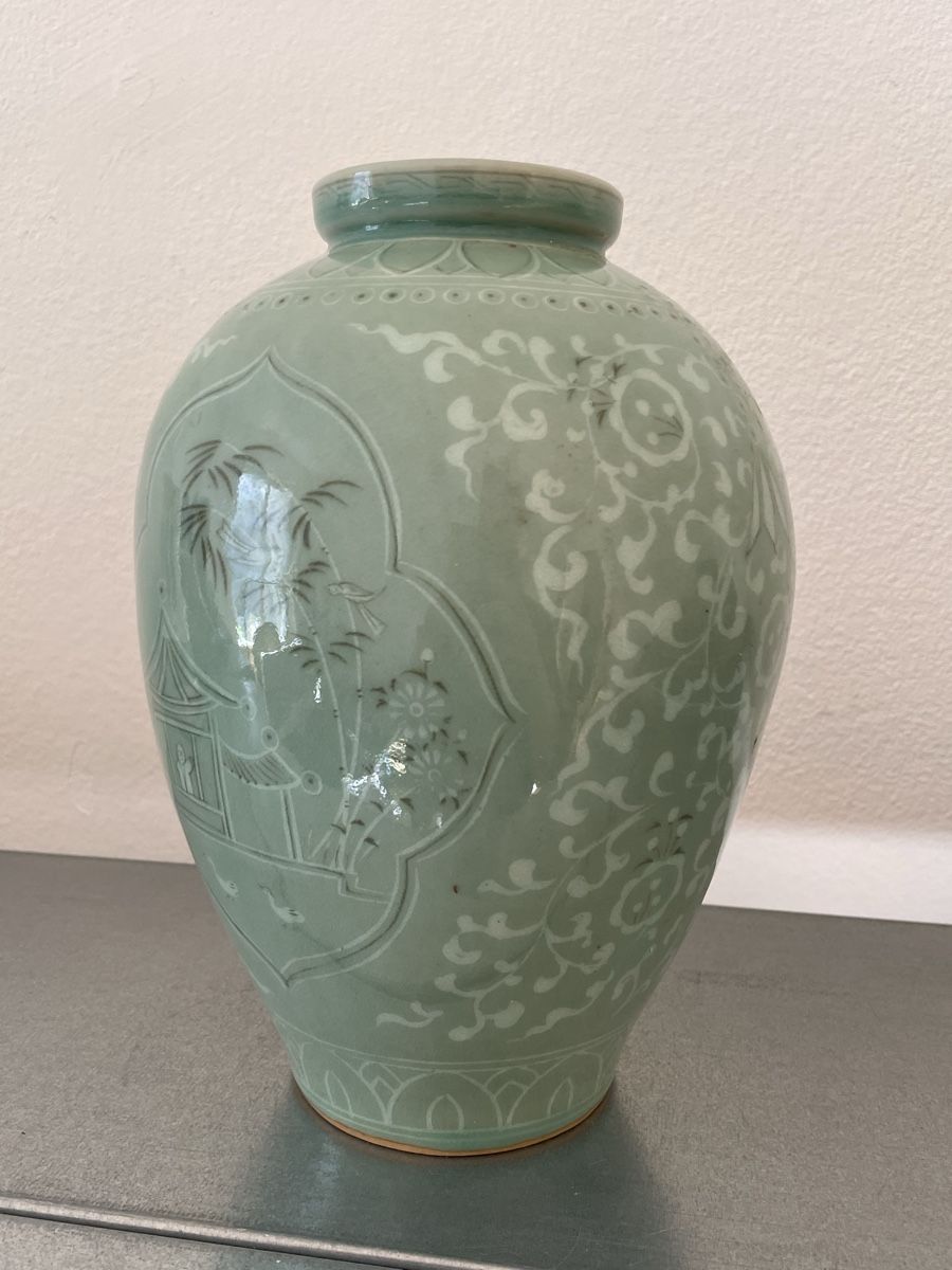 Vasi & Recipienti: maebyeong celadon Korean vase – Usato da Basel venduto da Amechan. 1