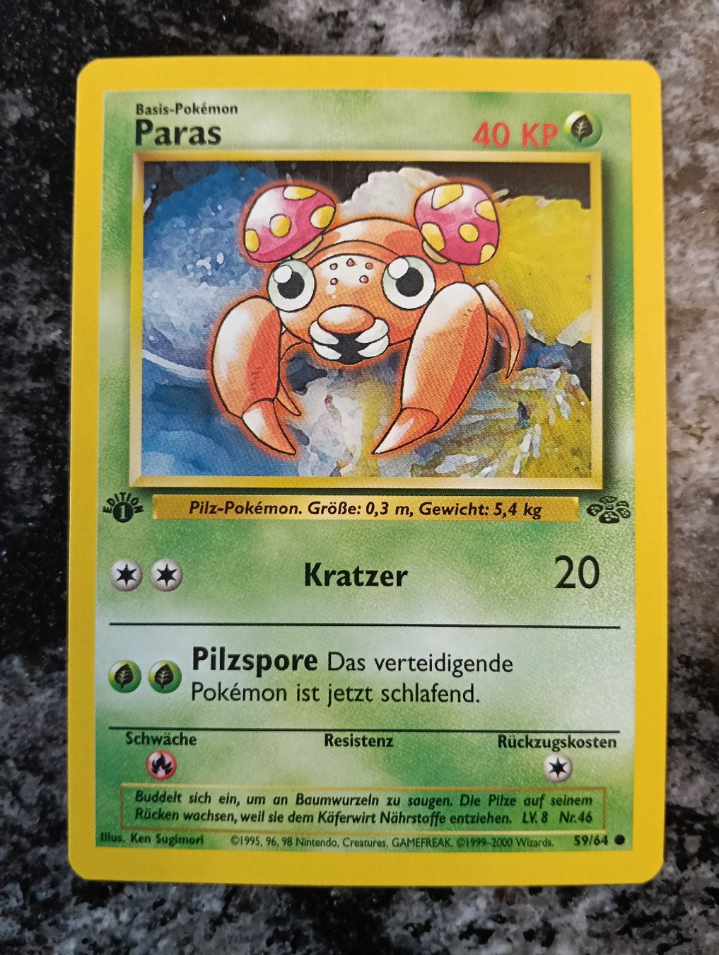 Pokémon Carte collezionabili: Pokemon Dschungel 1 Edition Paras  – Usato da LEUZIGEN venduto da mic_sdh5