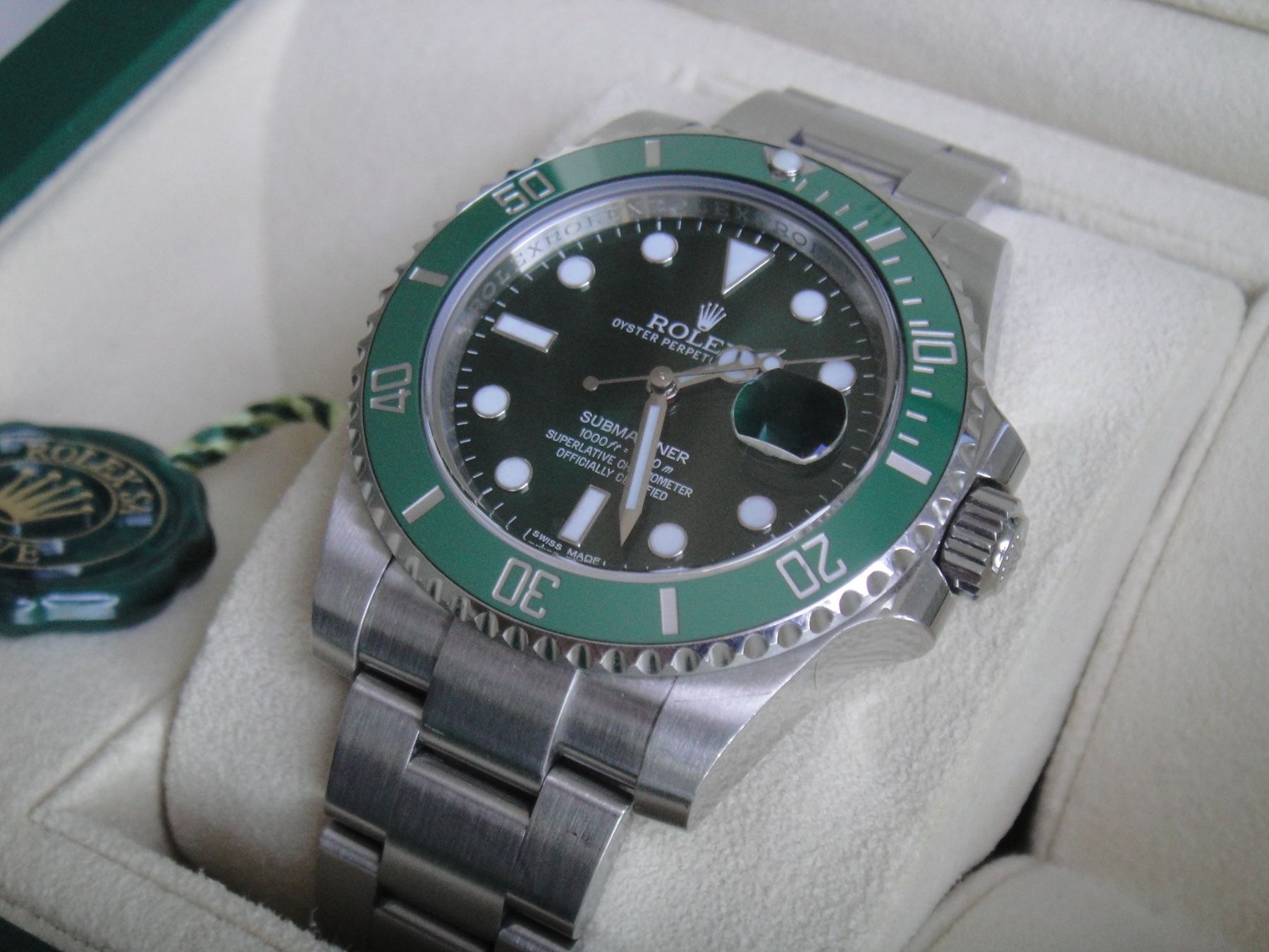 Rolex Orologi: Rolex / Submariner Hulk / Referenz 116610LV – Usato da Biberist venduto da keine-ursache 1