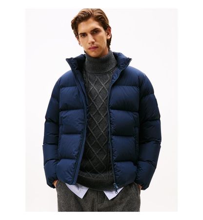 Tommy Hilfiger Daunenjacke Herren - Gr. L – Dunkelblau - Neu
