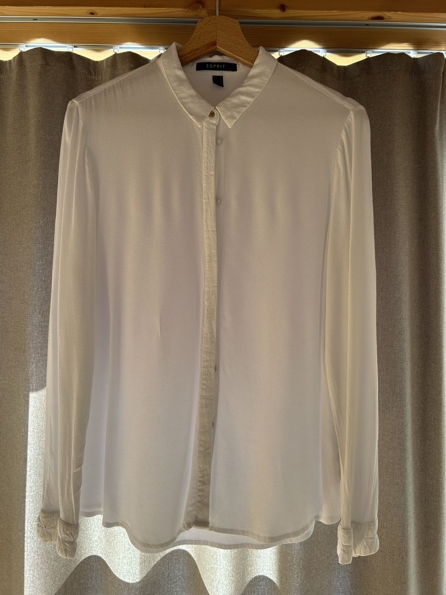 Esprit Camicette: Elegante Esprit Bluse, weiss, Gr. 36 – Usato da Goldswil venduto da Juli20