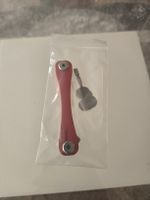 🔑 Schlüssel-Organizer – rot, Edelstahl, neu