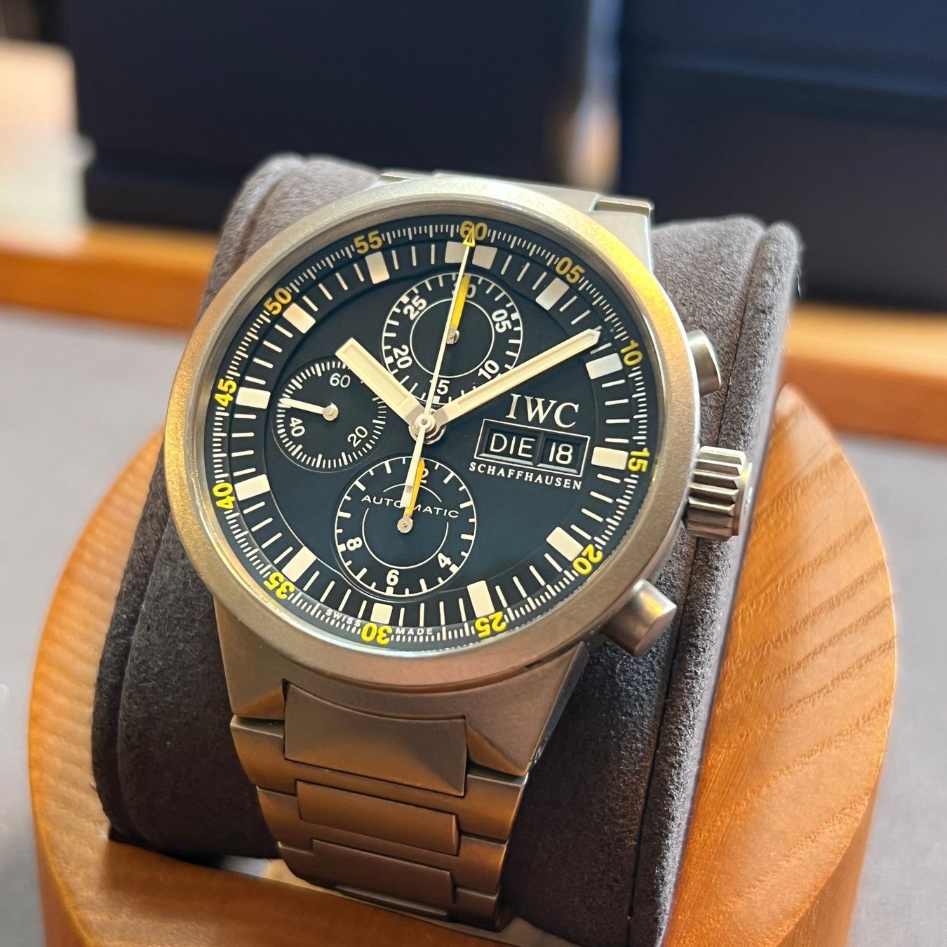 IWC Montres: IWC GST Automatic Chronograph IW371501 – D'occasion à Carouge GE par Watchaser 2